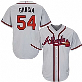 Atlanta Braves #54 Adonis Garcia Gray New Cool Base Stitched Jersey DingZhi,baseball caps,new era cap wholesale,wholesale hats