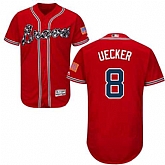 Atlanta Braves #8 Bob Uecker Red Flexbase Stitched Jersey DingZhi,baseball caps,new era cap wholesale,wholesale hats