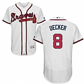 Atlanta Braves #8 Bob Uecker White Flexbase Stitched Jersey DingZhi,baseball caps,new era cap wholesale,wholesale hats