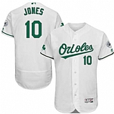 Baltimore Orioles #10 Adam Jones White St. Patrick's Day Flexbase Stitched Jersey DingZhi,baseball caps,new era cap wholesale,wholesale hats