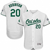 Baltimore Orioles #20 Frank Robinson White St. Patrick's Day Flexbase Stitched Jersey DingZhi,baseball caps,new era cap wholesale,wholesale hats