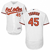 Baltimore Orioles #45 Mark Trumbo White Flexbase Stitched Jersey DingZhi,baseball caps,new era cap wholesale,wholesale hats