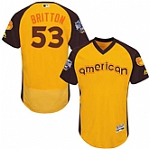 Baltimore Orioles #53 Zach Britton Yellow 2016 MLB All Star Game Flexbase Batting Practice Player Stitched Jersey DingZhi,baseball caps,new era cap wholesale,wholesale hats