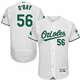 Baltimore Orioles #56 Darren O'Day White St. Patrick's Day Flexbase Stitched Jersey DingZhi,baseball caps,new era cap wholesale,wholesale hats