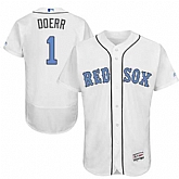 Boston Red Sox #1 Bobby Doerr White Father's Day Flexbase Stitched Jersey DingZhi,baseball caps,new era cap wholesale,wholesale hats