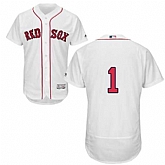 Boston Red Sox #1 Bobby Doerr White Flexbase Stitched Jersey DingZhi,baseball caps,new era cap wholesale,wholesale hats