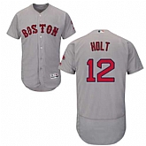 Boston Red Sox #12 Brock Holt Gray Flexbase Stitched Jersey DingZhi,baseball caps,new era cap wholesale,wholesale hats