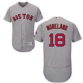 Boston Red Sox #18 Mitch Moreland Gray Flexbase Stitched Jersey DingZhi,baseball caps,new era cap wholesale,wholesale hats