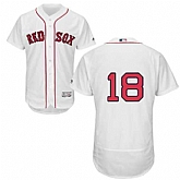 Boston Red Sox #18 Mitch Moreland White Flexbase Stitched Jersey DingZhi,baseball caps,new era cap wholesale,wholesale hats