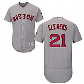 Boston Red Sox #21 Roger Clemens Gray Flexbase Stitched Jersey DingZhi,baseball caps,new era cap wholesale,wholesale hats