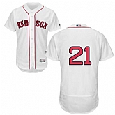 Boston Red Sox #21 Roger Clemens White Flexbase Stitched Jersey DingZhi,baseball caps,new era cap wholesale,wholesale hats