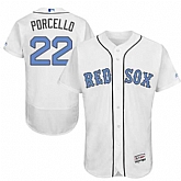 Boston Red Sox #22 Rick Porcello White Father's Day Flexbase Stitched Jersey DingZhi,baseball caps,new era cap wholesale,wholesale hats