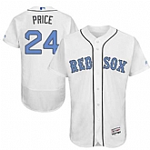 Boston Red Sox #24 David Price White Father's Day Flexbase Stitched Jersey DingZhi,baseball caps,new era cap wholesale,wholesale hats