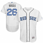 Boston Red Sox #26 Wade Boggs White Father's Day Flexbase Stitched Jersey DingZhi,baseball caps,new era cap wholesale,wholesale hats