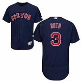 Boston Red Sox #3 Babe Ruth Navy Flexbase Stitched Jersey DingZhi,baseball caps,new era cap wholesale,wholesale hats