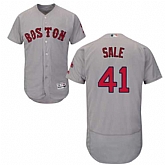 Boston Red Sox #41 Chris Sale Gray Flexbase Stitched Jersey DingZhi,baseball caps,new era cap wholesale,wholesale hats