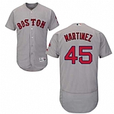 Boston Red Sox #45 Pedro Martinez Gray Flexbase Stitched Jersey DingZhi,baseball caps,new era cap wholesale,wholesale hats