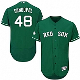 Boston Red Sox #48 Pablo Sandoval Green Celtic Flexbase Stitched Jersey DingZhi,baseball caps,new era cap wholesale,wholesale hats