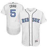 Boston Red Sox #5 Allen Craig White Father's Day Flexbase Stitched Jersey DingZhi,baseball caps,new era cap wholesale,wholesale hats
