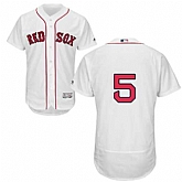 Boston Red Sox #5 Nomar Garciaparra White Flexbase Stitched Jersey DingZhi,baseball caps,new era cap wholesale,wholesale hats