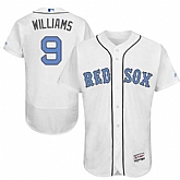 Boston Red Sox #9 Ted Williams White Father's Day Flexbase Stitched Jersey DingZhi,baseball caps,new era cap wholesale,wholesale hats