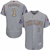 Chicago Cubs #1 Kosuke Fukudome Gray World Series Champions Gold Program Flexbase Stitched Jersey DingZhi,baseball caps,new era cap wholesale,wholesale hats