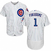 Chicago Cubs #1 Kosuke Fukudome White Flexbase Stitched Jersey DingZhi,baseball caps,new era cap wholesale,wholesale hats