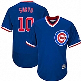 Chicago Cubs #10 Ron Santo Blue Cooperstown New Cool Base Stitched Jersey DingZhi,baseball caps,new era cap wholesale,wholesale hats