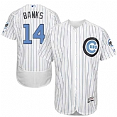 Chicago Cubs #14 Ernie Banks White Father's Day Flexbase Stitched Jersey DingZhi,baseball caps,new era cap wholesale,wholesale hats