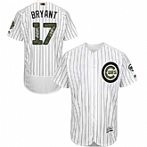 Chicago Cubs #17 Kris Bryant White 2016 Memorial Day Flexbase Stitched Jersey DingZhi,baseball caps,new era cap wholesale,wholesale hats
