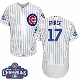 Chicago Cubs #17 Mark Grace White 2016 World Series Champions Flexbase Stitched Jersey DingZhi,baseball caps,new era cap wholesale,wholesale hats