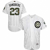 Chicago Cubs #23 Ryne Sandberg White 2016 Memorial Day Flexbase Stitched Jersey DingZhi,baseball caps,new era cap wholesale,wholesale hats