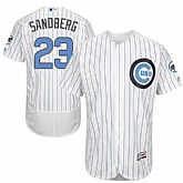 Chicago Cubs #23 Ryne Sandberg White Father's Day Flexbase Stitched Jersey DingZhi,baseball caps,new era cap wholesale,wholesale hats