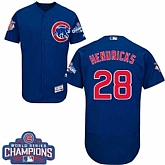 Chicago Cubs #28 Kyle Hendricks Blue 2016 World Series Champions Flexbase Stitched Jersey DingZhi,baseball caps,new era cap wholesale,wholesale hats