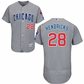 Chicago Cubs #28 Kyle Hendricks Gray Flexbase Stitched Jersey DingZhi,baseball caps,new era cap wholesale,wholesale hats