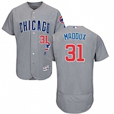 Chicago Cubs #31 Greg Maddux Gray Flexbase Stitched Jersey DingZhi,baseball caps,new era cap wholesale,wholesale hats
