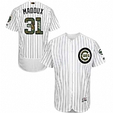 Chicago Cubs #31 Greg Maddux White 2016 Memorial Day Flexbase Stitched Jersey DingZhi,baseball caps,new era cap wholesale,wholesale hats