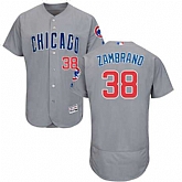 Chicago Cubs #38 Carlos Zambrano Gray Flexbase Stitched Jersey DingZhi,baseball caps,new era cap wholesale,wholesale hats