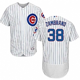 Chicago Cubs #38 Carlos Zambrano White Flexbase Stitched Jersey DingZhi,baseball caps,new era cap wholesale,wholesale hats