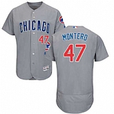 Chicago Cubs #47 Miguel Montero Gray Flexbase Stitched Jersey DingZhi,baseball caps,new era cap wholesale,wholesale hats