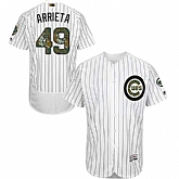 Chicago Cubs #49 Jake Arrieta White 2016 Memorial Day Flexbase Stitched Jersey DingZhi,baseball caps,new era cap wholesale,wholesale hats