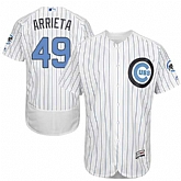 Chicago Cubs #49 Jake Arrieta White Father's Day Flexbase Stitched Jersey DingZhi,baseball caps,new era cap wholesale,wholesale hats