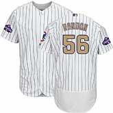 Chicago Cubs #56 Hector Rondon White World Series Champions 2017 Gold Program Flexbase Stitched Jersey DingZhi,baseball caps,new era cap wholesale,wholesale hats