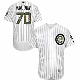 Chicago Cubs #70 Joe Maddon White 2016 Memorial Day Flexbase Stitched Jersey DingZhi,baseball caps,new era cap wholesale,wholesale hats
