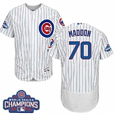 Chicago Cubs #70 Joe Maddon White 2016 World Series Champions Flexbase Stitched Jersey DingZhi,baseball caps,new era cap wholesale,wholesale hats