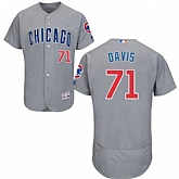Chicago Cubs #71 Wade Davis Gray Flexbase Stitched Jersey DingZhi,baseball caps,new era cap wholesale,wholesale hats