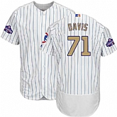 Chicago Cubs #71 Wade Davis White World Series Champions Gold Program Flexbase Stitched Jersey DingZhi,baseball caps,new era cap wholesale,wholesale hats