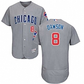 Chicago Cubs #8 Andre Dawson Gray Flexbase Stitched Jersey DingZhi,baseball caps,new era cap wholesale,wholesale hats