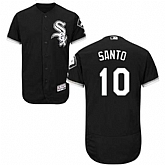 Chicago White Sox #10 Ron Santo Black Flexbase Stitched Jersey DingZhi,baseball caps,new era cap wholesale,wholesale hats