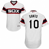 Chicago White Sox #10 Ron Santo White Cooperstown Collection Flexbase Stitched Jersey DingZhi,baseball caps,new era cap wholesale,wholesale hats
